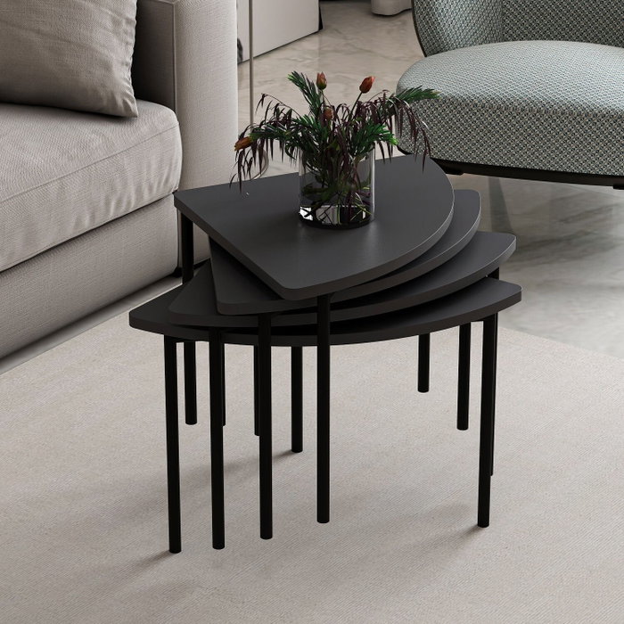 Hanah Home Emma - 8919 Mesa de centro Antracita Hanah Home Emma - 8919 Mesa de centro Antracita